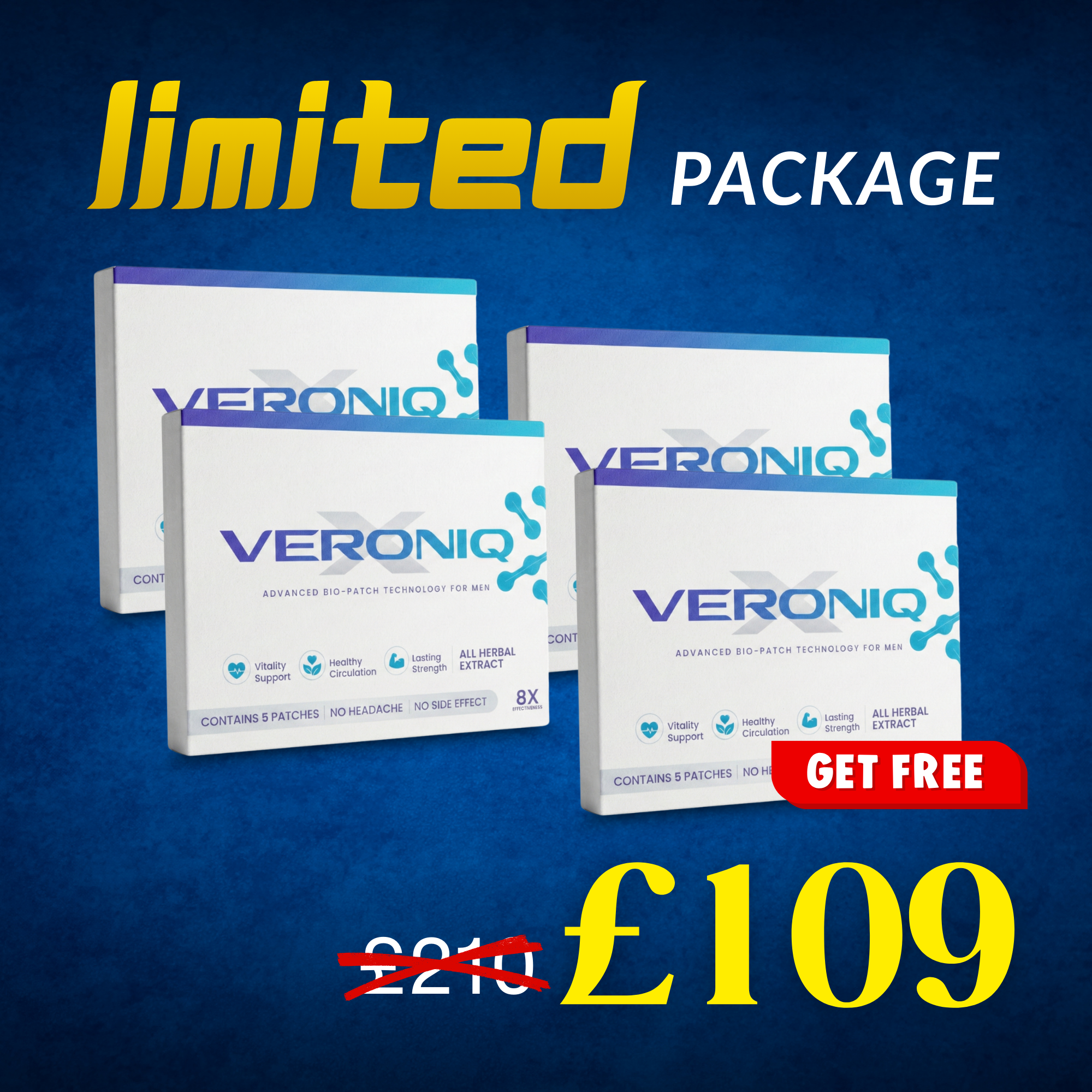 LIMITED PACKAGE (Best Value: Buy 3, Get 1 Free)